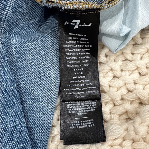 SEVEN FOR ALL MANKIND LUXE VINTAGE JEANS 24 - Picture 6 of 6